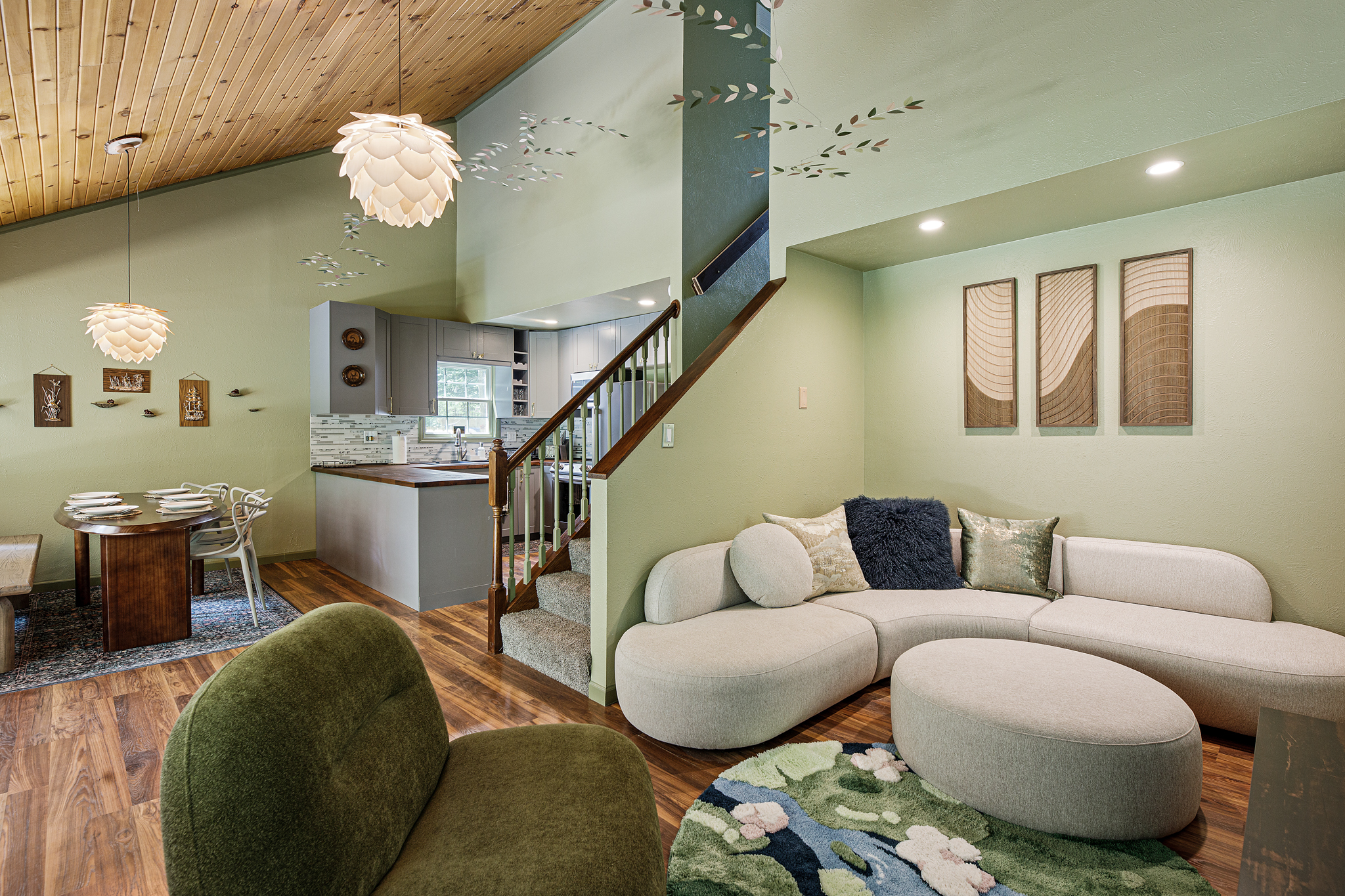 Streamside — interior living space